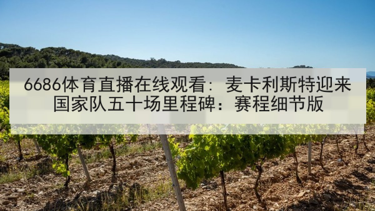 6686体育直播在线观看: 麦卡利斯特迎来国家队五十场里程碑：赛程细节版