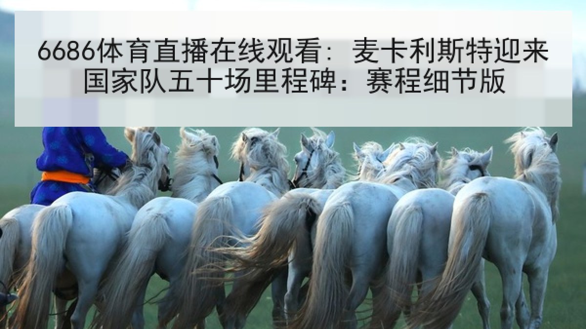 6686体育直播在线观看: 麦卡利斯特迎来国家队五十场里程碑:赛程细节版